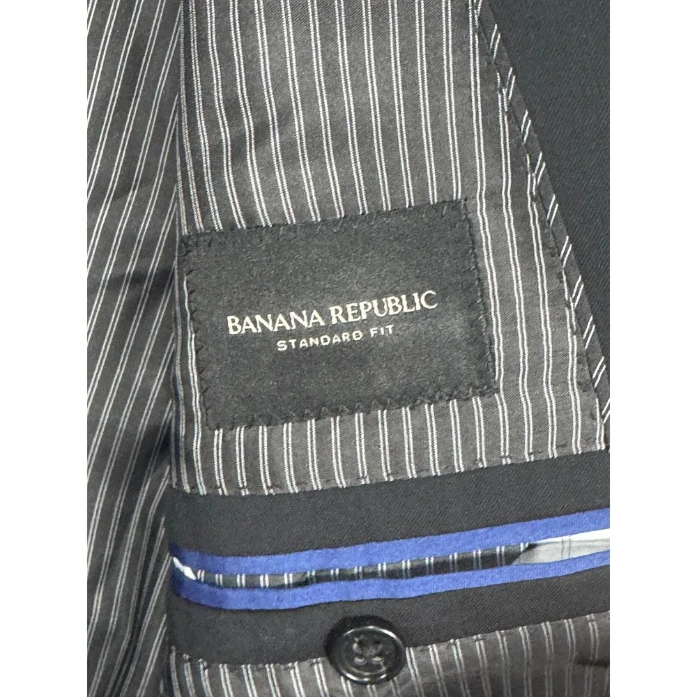 Banana Republic Mens 40R Tailored Suit Jacket Marzotto Italian Wool Blazer